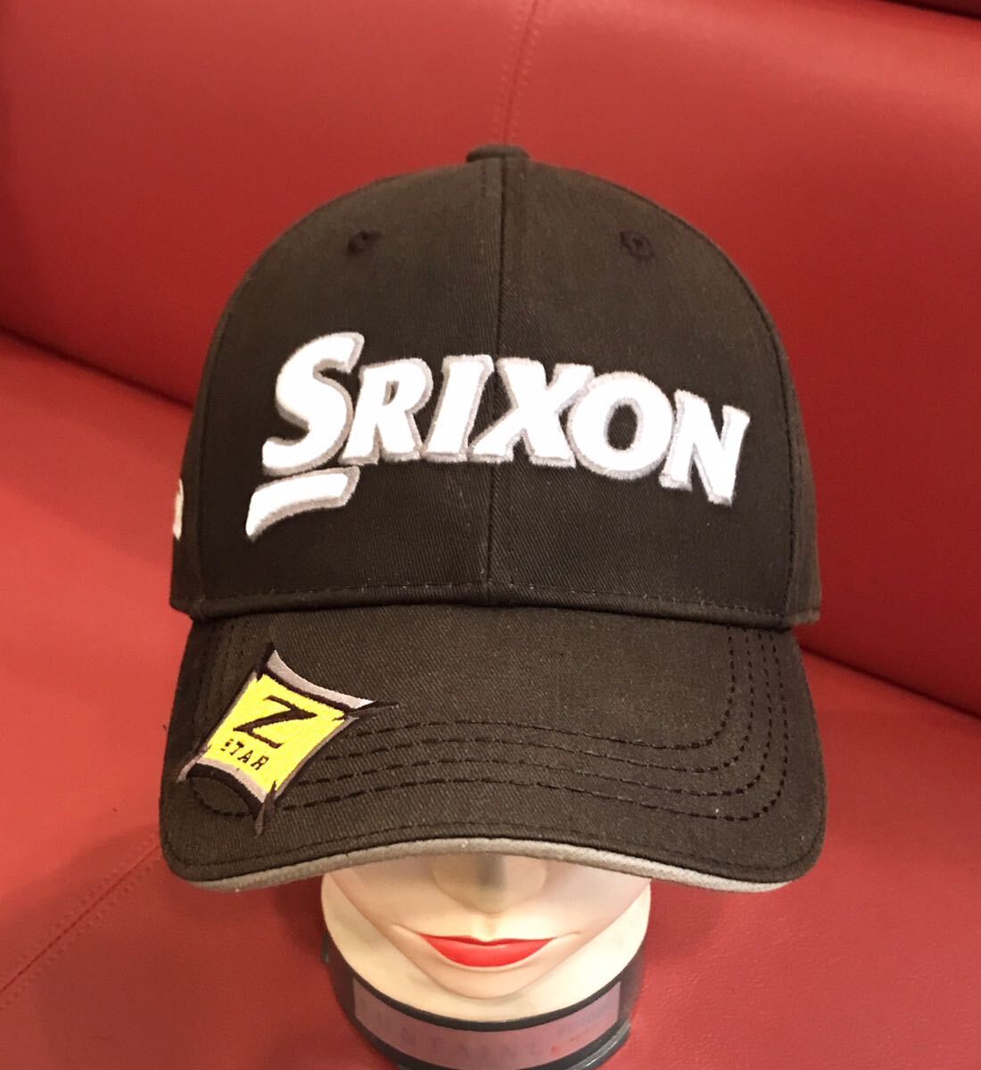 SRIXON／スリクソン／ゴルフキャップ／ブラック系／サイズ56〜60㌢_画像1
