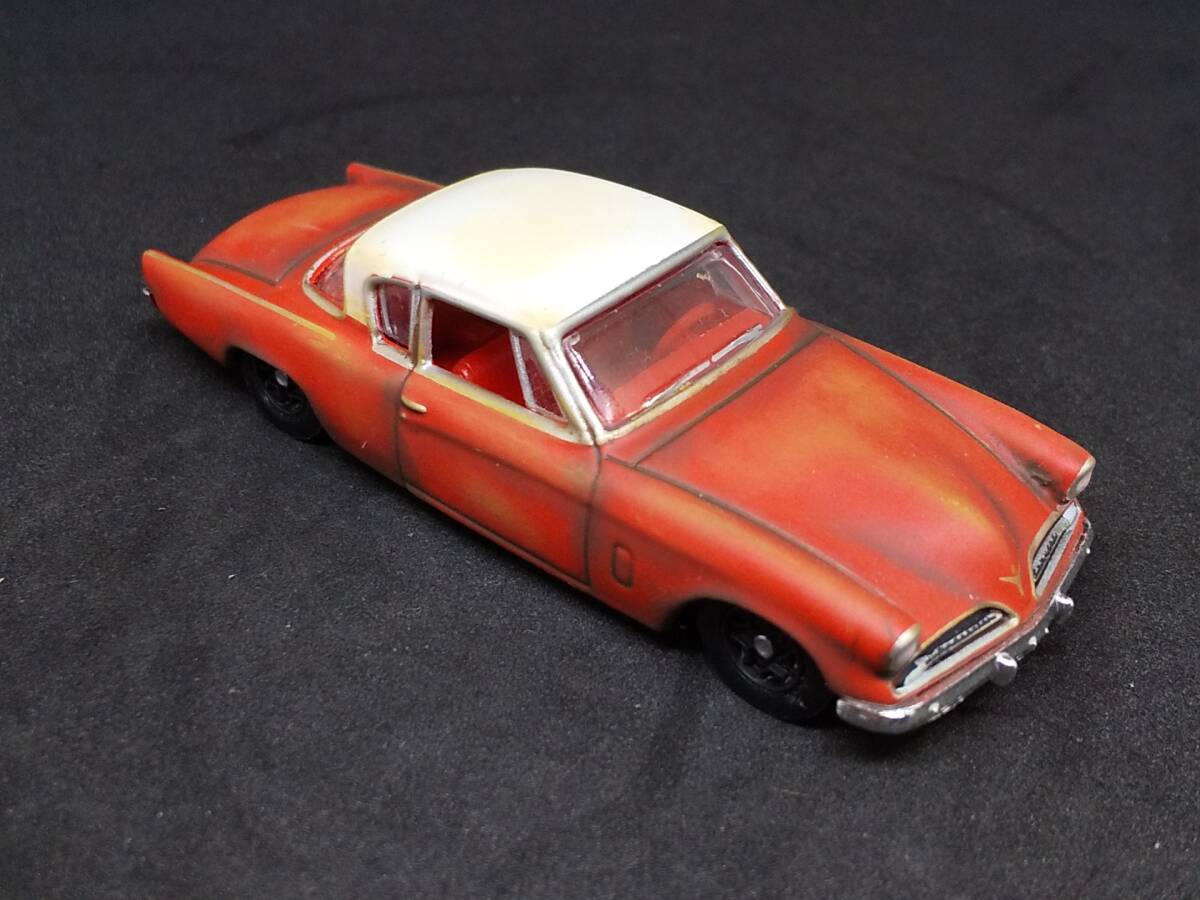 ★1/64 Greenlight Studebaker Commander 改 リペイント 錆塗装 サビ スチュードベイカー コマンダー Ratrod Custom カスタム 改造★_画像7