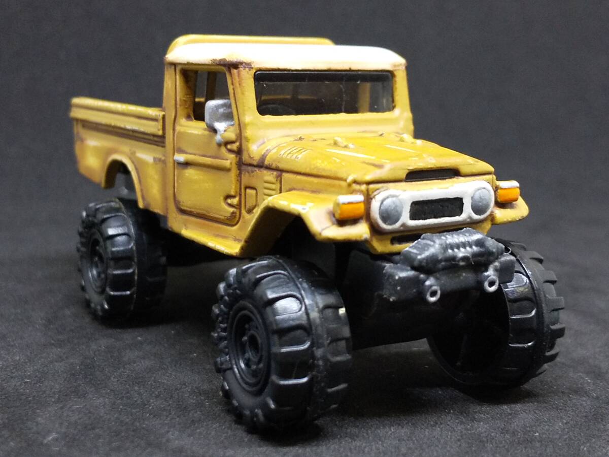 ★HW Toyota Land Cruiser 改 リペイント 錆塗装 リフトアップ トヨタ ランドクルーザーランクル J40 トラック カスタム 改造 Truck★_画像8