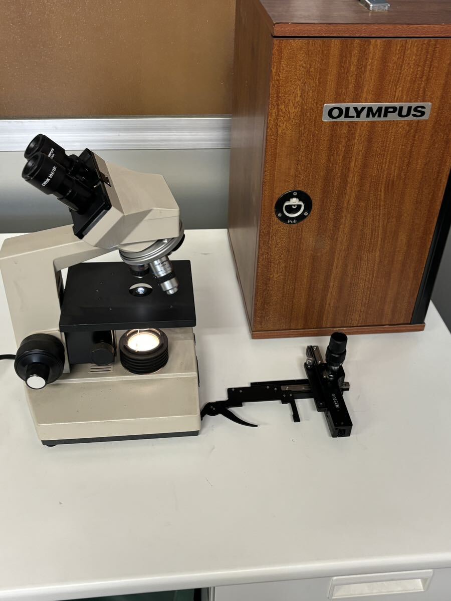 OLYMPUS. eye microscope CHA case attaching 