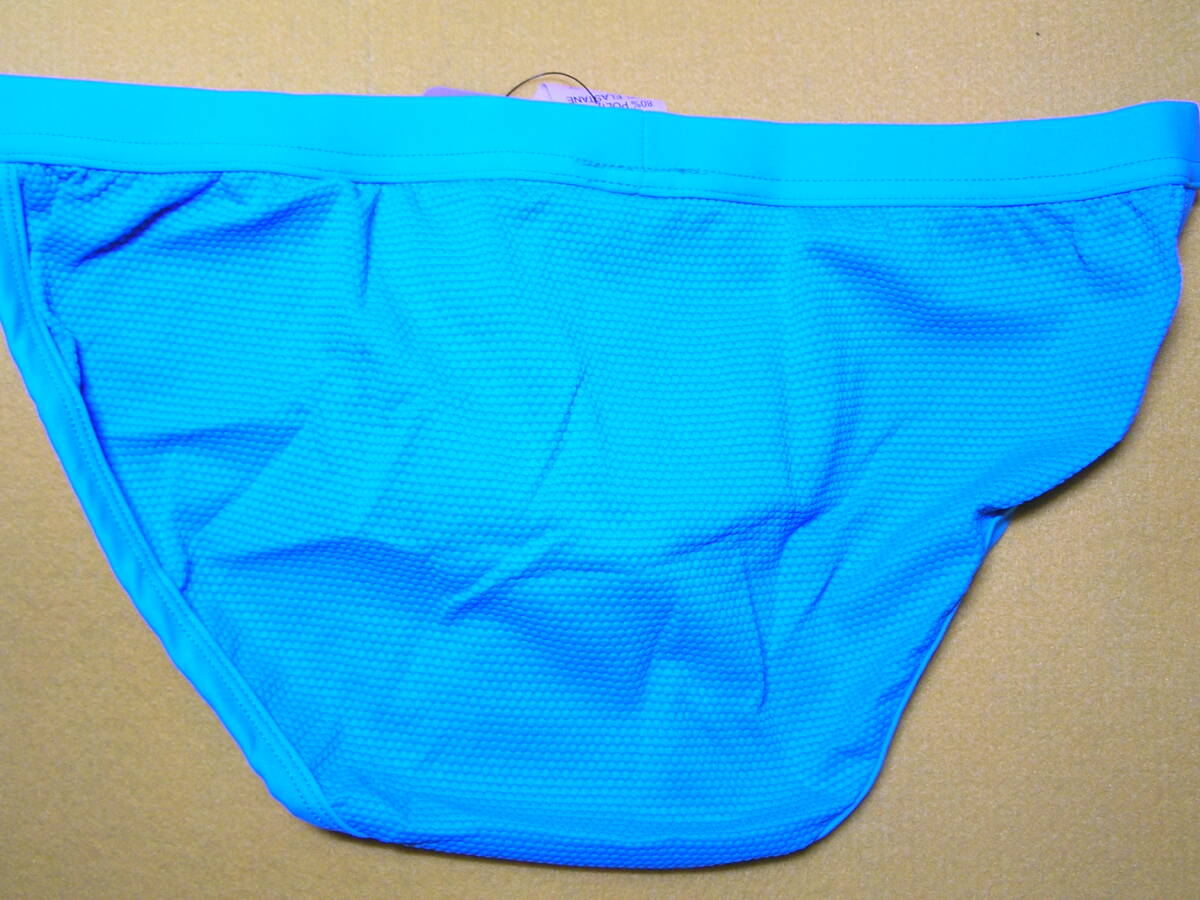  быстрое решение новый товар MODUS VIVENDImo-dasbi Ben tiCS2112 Corn Pique Tanga Swim Bikini brief-S- плавание бикини голубой цвет на данный момент товар указанный размер S