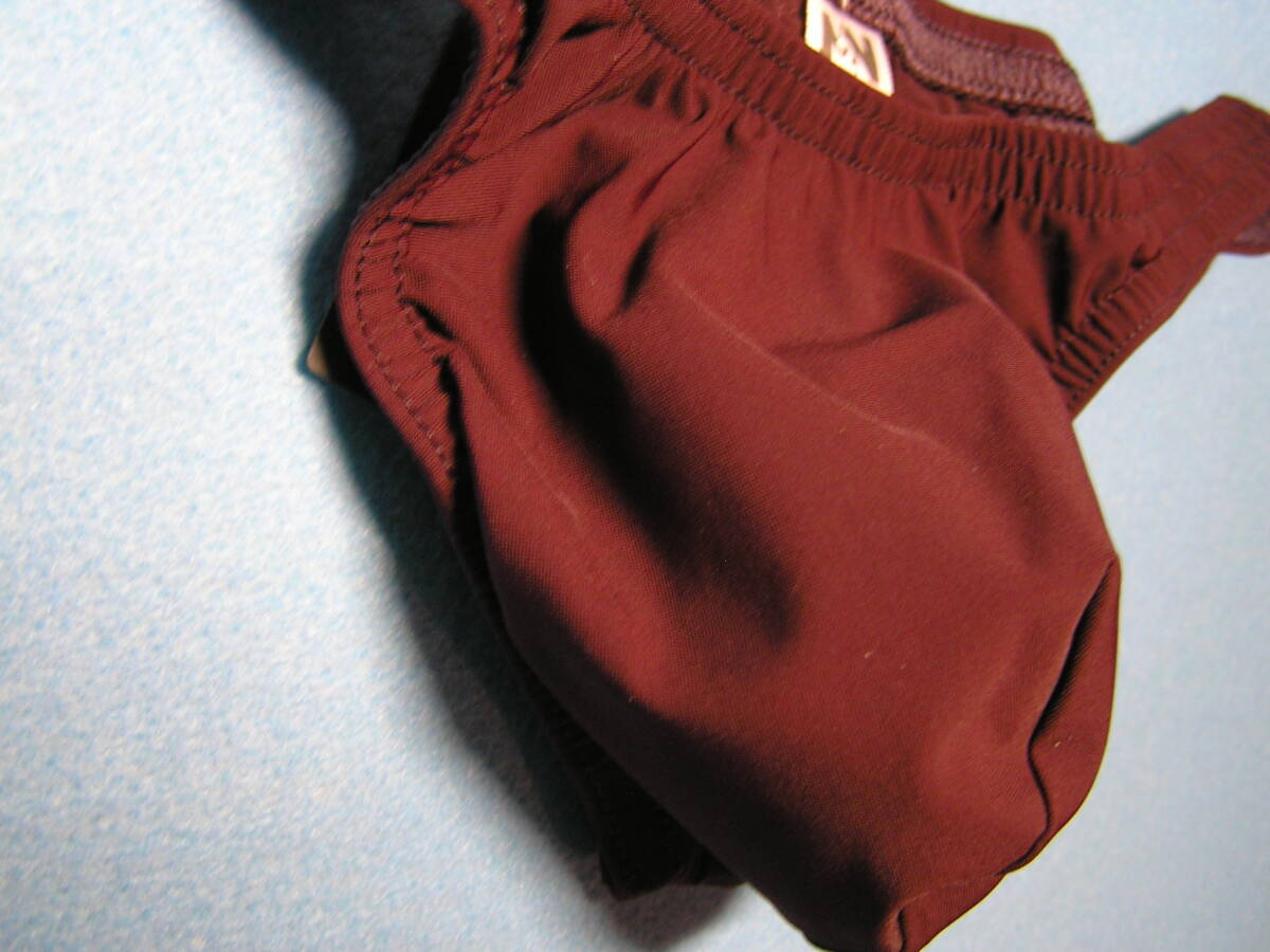 即決新品 N2N BB9 Little Beach Thong -S- T-バックスイムブリーフ Deep Burgundyこげ茶色　 現品表記サイズ S_画像5