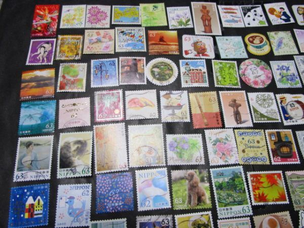 * used seal type greeting etc. 62 jpy,63 jpy 150 kind 