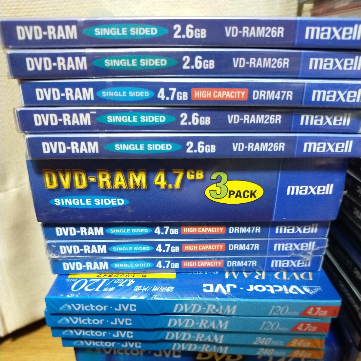 DVD-RAM 大量 セット まとめ Panasonic maxell TEIJIN TDK Victor リーダーメディアテクノ FINE 120サイズ 同梱不可 パナソニック マクセルの画像7