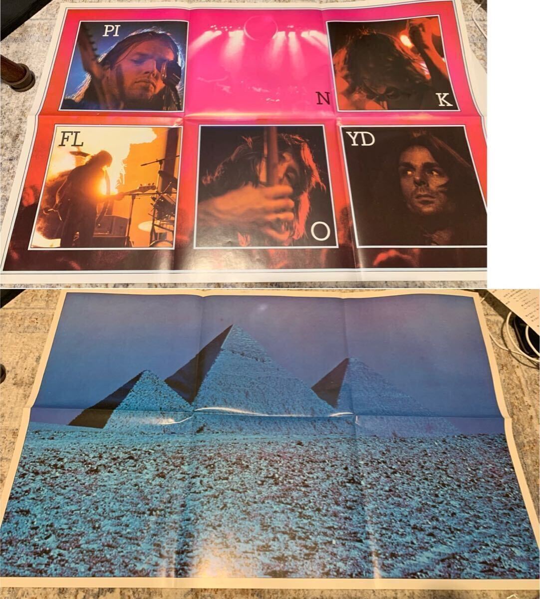 UK olg 10A/10B 付属品完備 LPレコード Pink Floyd The Dark Side Of The Moon Harvest SHVL 804 ピンクフロイド 狂気_画像3