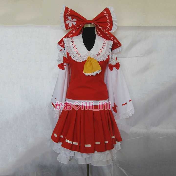 東方project 博麗霊夢 コスプレ衣装 - コスプレ衣装 東方project 博麗霊夢 コスプレ衣装 - コスプレ衣装