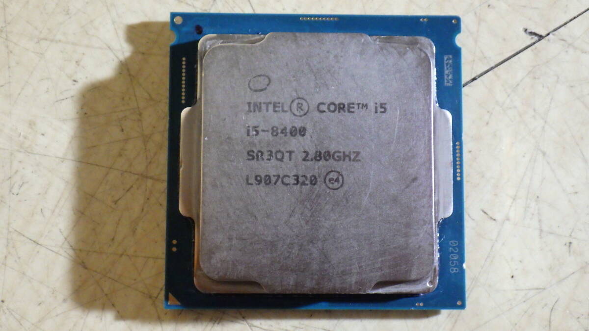 INTEL Core i5-8400 SR3QT 2.80GHz 管理1_画像1