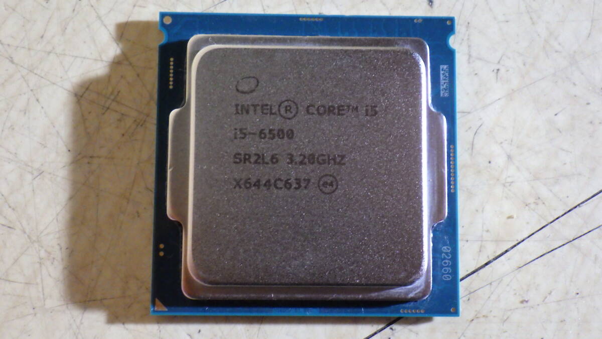 INTEL Core i5-6500 SR2L6 3.20GHz 管理14_画像1