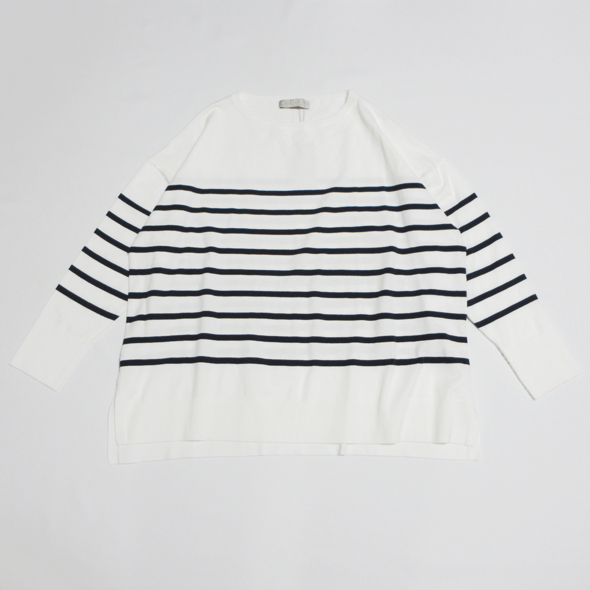  Area Free UNFILO size M now summer super most new work [Tomomi Aki san put on ].../ anti-bacterial deodorization my view ti knitted boat neck large size. person .