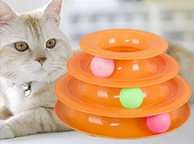 [sunstore]* great popularity cat. toy cat ball tower turning round and round tower .. not many head correspondence 