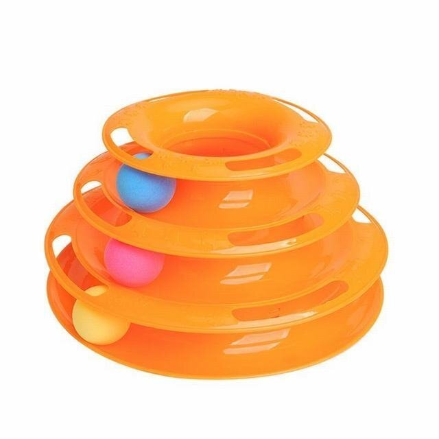 [sunstore]* great popularity cat. toy cat ball tower turning round and round tower .. not many head correspondence 