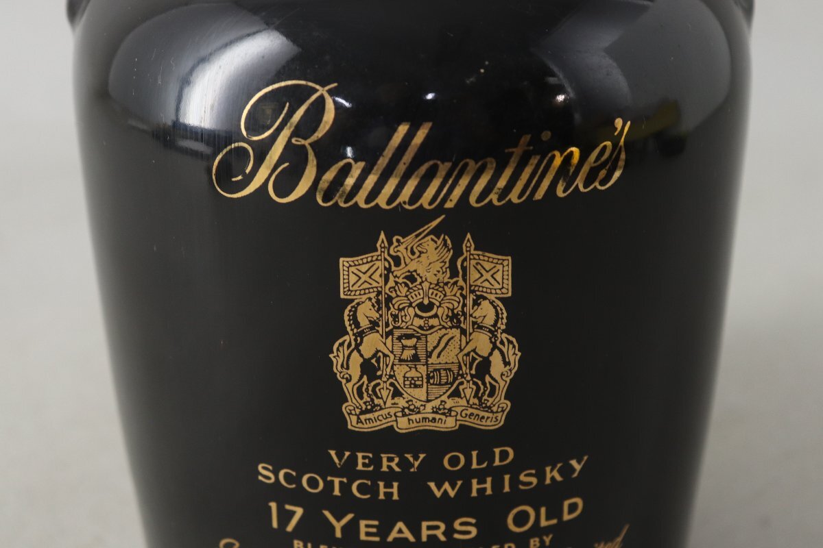 未開栓/古酒 バレンタイン 17年 Ballantines VERY OLD SCOTCH WHISKY 17 YEARS OLD 750ml 43% 1391g 陶器 5-C013_画像3