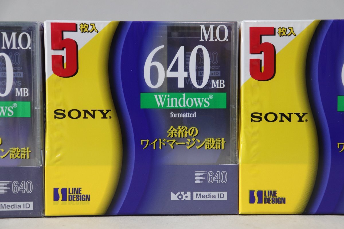  unopened 640MB SONY/MITSUBISHI/TEIJIN 60 pieces set WINDOWS 5-C028