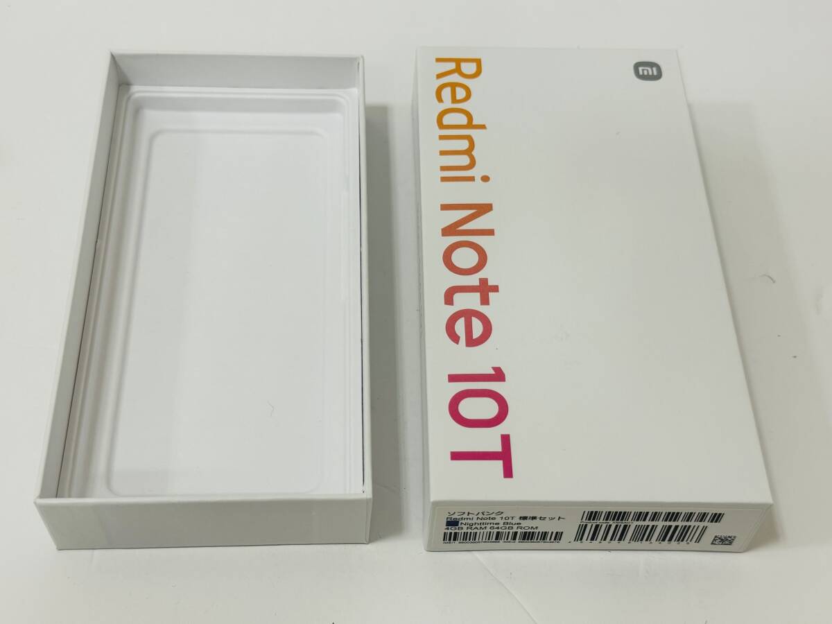 Redmi Note 10T 64GB Nighttime Blue ＳＩＭロック解除済み　分割完済済み　未使用品　_画像1