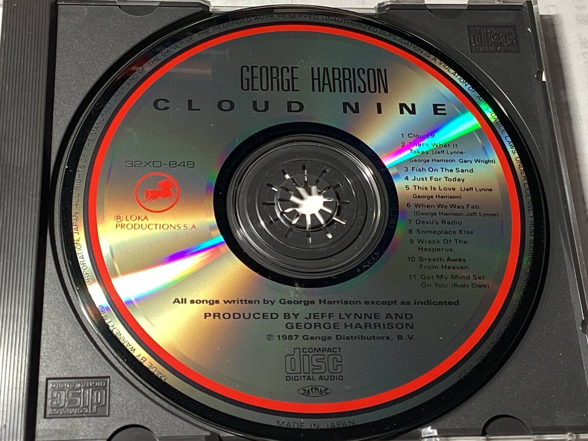 国内盤帯付CD/ジョージ・ハリスン/クラウド・ナイン #ジェフ・リン/リンゴ・スター/エリック・クラプトン/エルトン・ジョン 送料¥180の画像8