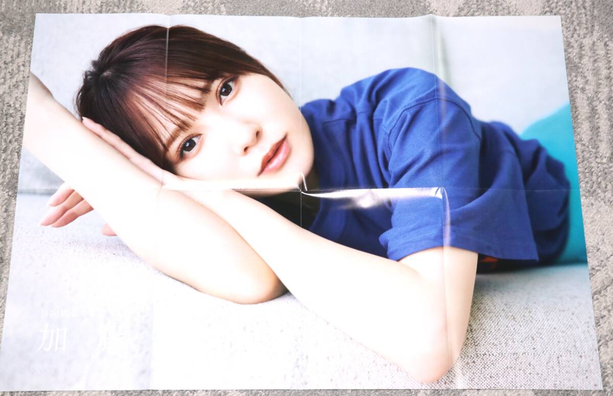 日向坂46 加藤史帆 雑誌特典表裏ポスター 美品_画像2