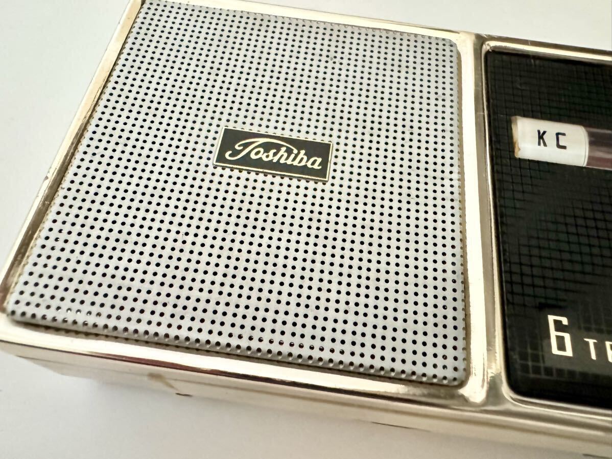  Toshiba transistor radio 6P-10 TOSHIBA