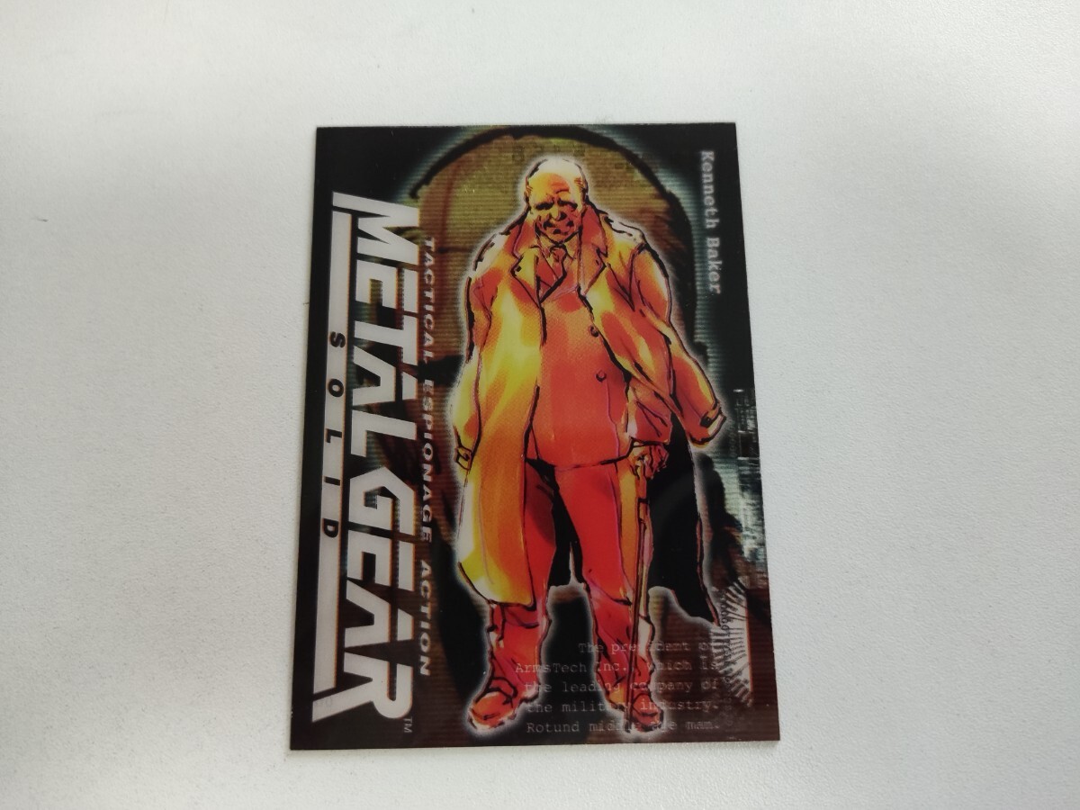 METAL GEAR SOLID Metal Gear Solid коллекционная карточка kenes* Baker 