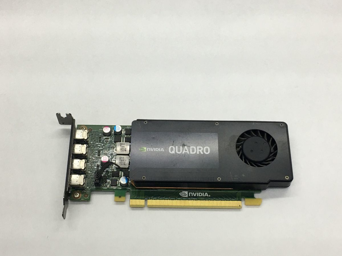 【即納/送料無料】NVIDIA QUADRO K1200 GDDR5/ 4GB/ Mini DisplayPort×4 / 最大4画面 【中古品/動作品（DQ10ベンチ確認済）】 (GP-N-037)_画像4