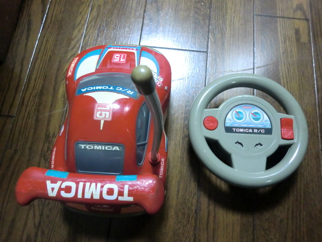  Tomica steering wheel R/C racing * secondhand goods * tax / including carriage *