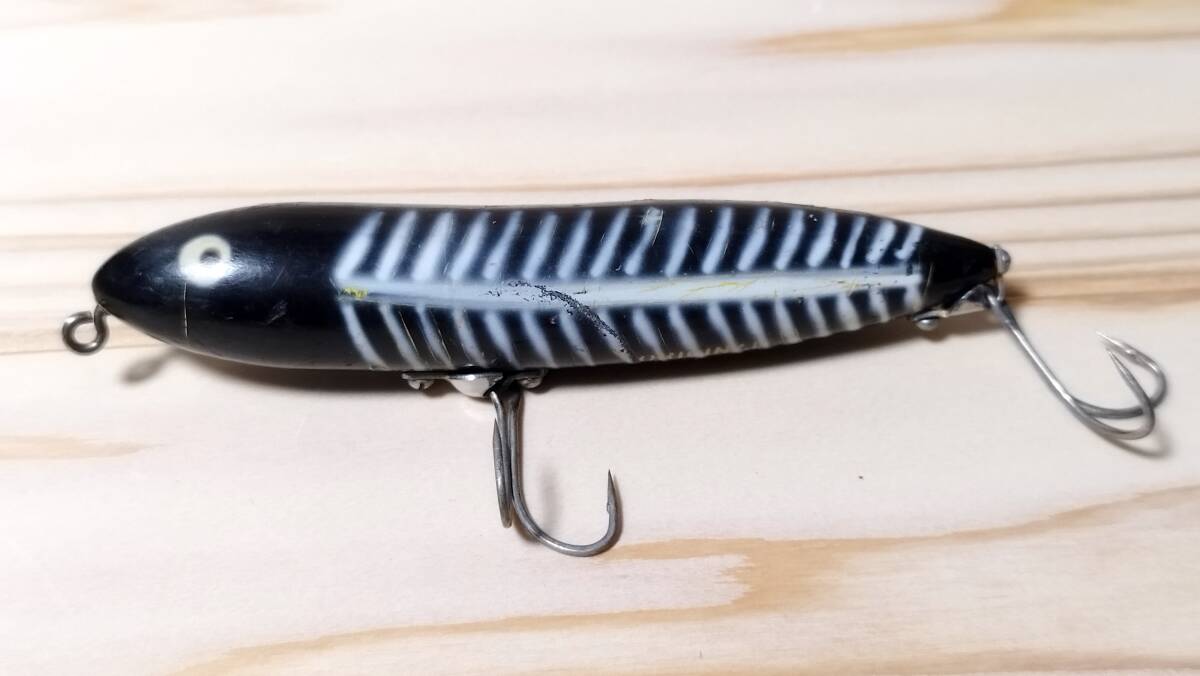 ♪Heddon♪ 訳あり オールド へドン オリジナル ザラスプーク 3nd XBW ソリザラ中古 ZARA SPOOK 3rd OLD オールド 縦割れ 吹き目の画像2