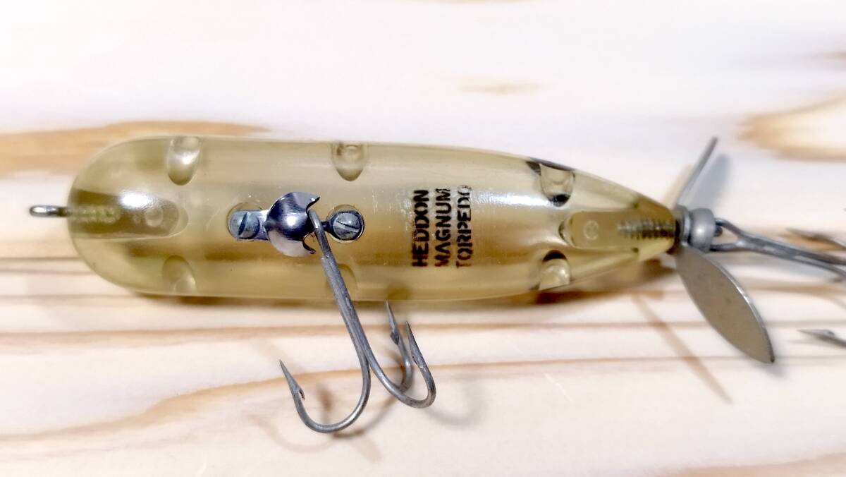 ♪Heddon♪ 改造品 ダイリツ へドン マグナムトーピード C クリア風 横割れ 中古 MAGNUM TORPEDO マグトー_画像4