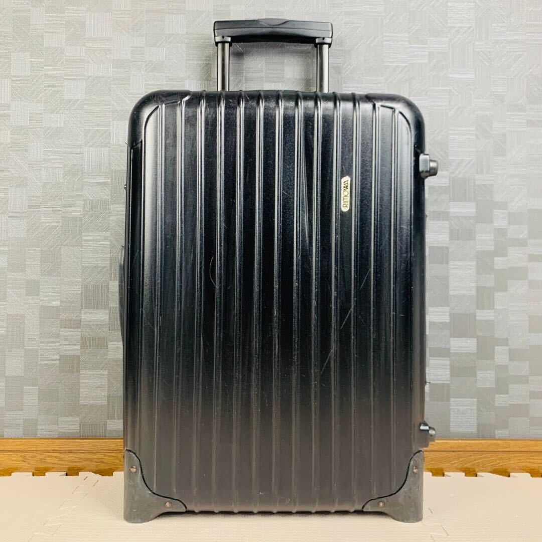 [ снят с производства ]RIMOWA Rimowa SALSA cальса 35L машина внутри принесенный 2 колесо матовый черный матовый чёрный цвет дорожная сумка кабина to грузовик чемодан 