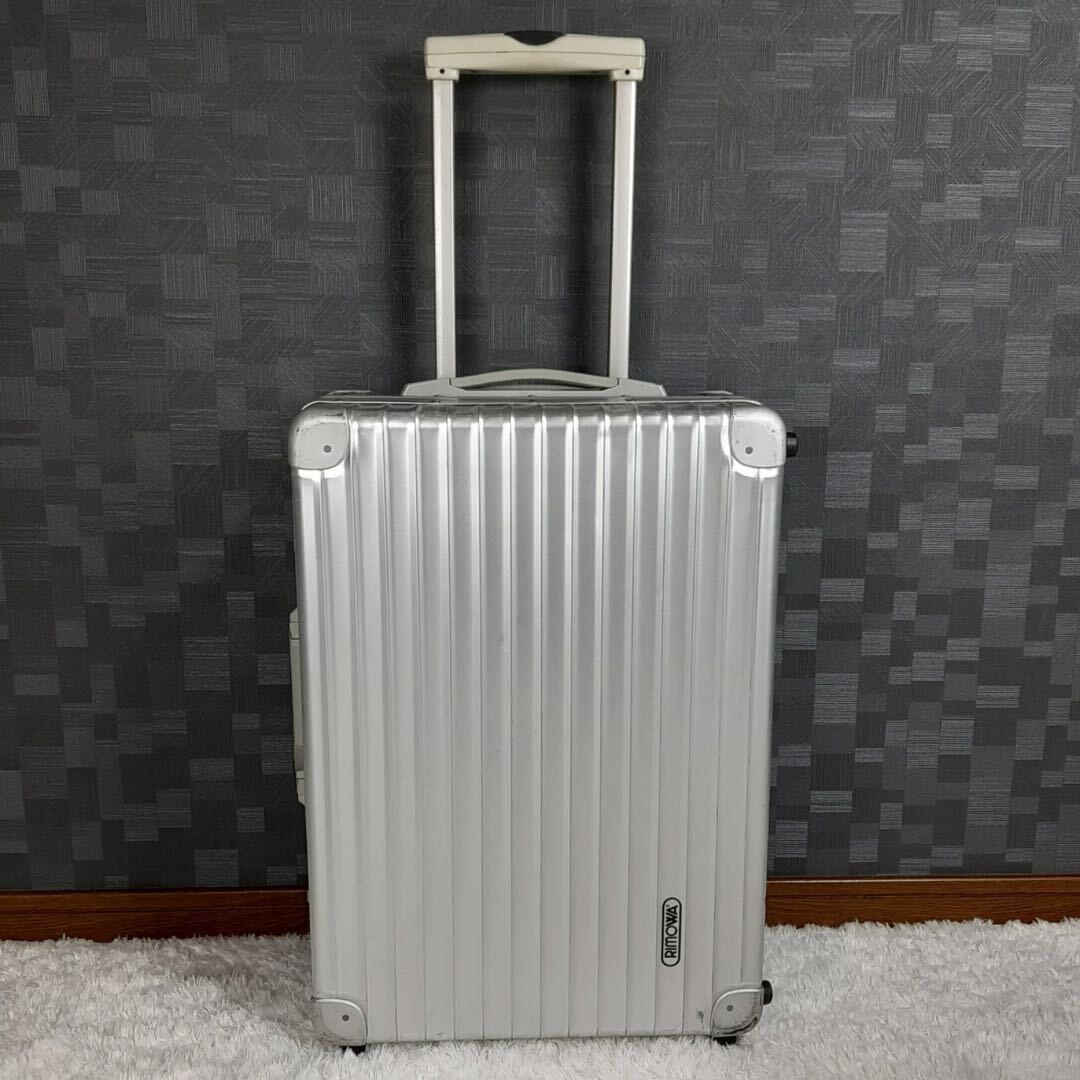 [ beautiful goods ] records out of production RIMOWA Rimowa OPAL opal 35L machine inside bringing in 2 wheel silver silver color aluminium suitcase carry bag cabin to lorry 