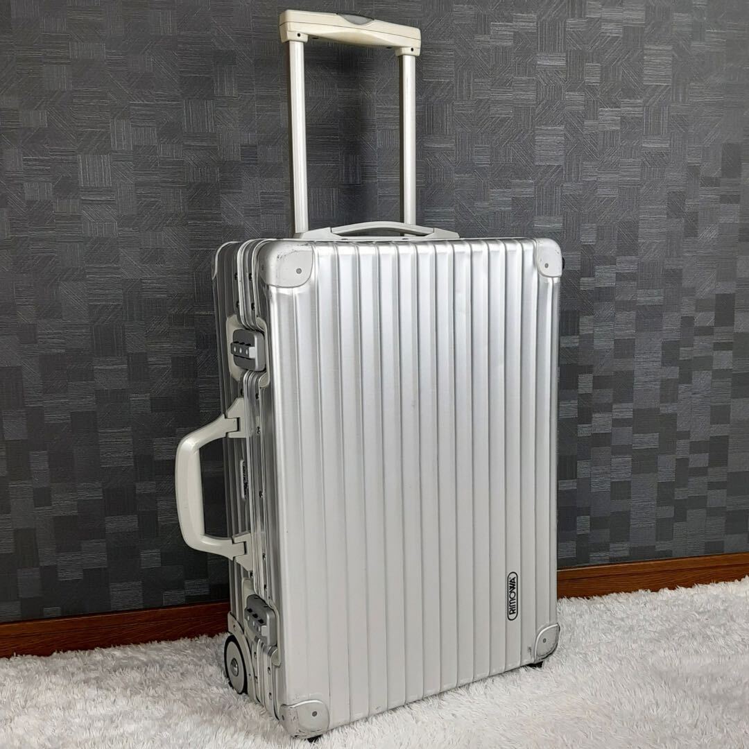 [ beautiful goods ] records out of production RIMOWA Rimowa OPAL opal 35L machine inside bringing in 2 wheel silver silver color aluminium suitcase carry bag cabin to lorry 