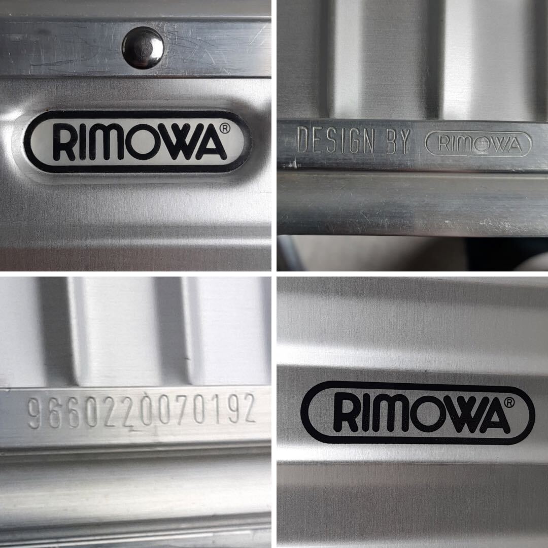[ beautiful goods ] records out of production RIMOWA Rimowa OPAL opal 35L machine inside bringing in 2 wheel silver silver color aluminium suitcase carry bag cabin to lorry 