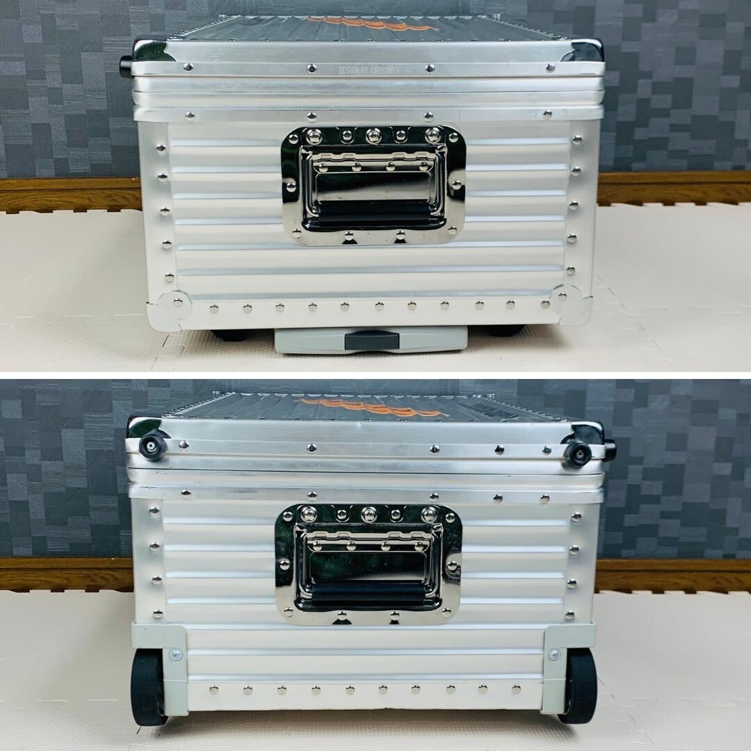 【美品】廃盤 青ロゴ RIMOWA リモワ TOROPICANA トロピカーナ 40L 2輪 カメラキャリー アルミ スーツケース シルバー 銀色 精密機器運搬_画像5