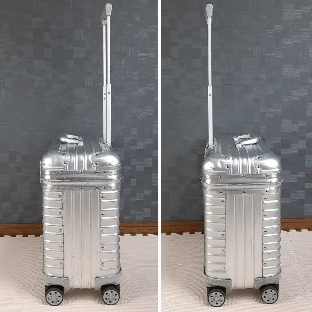 【人気】RIMOWA リモワ PILOT パイロット 34L 機内持ち込み 4輪 マルチホイール TSAロック シルバー 銀色 アルミ スーツケース キャリー