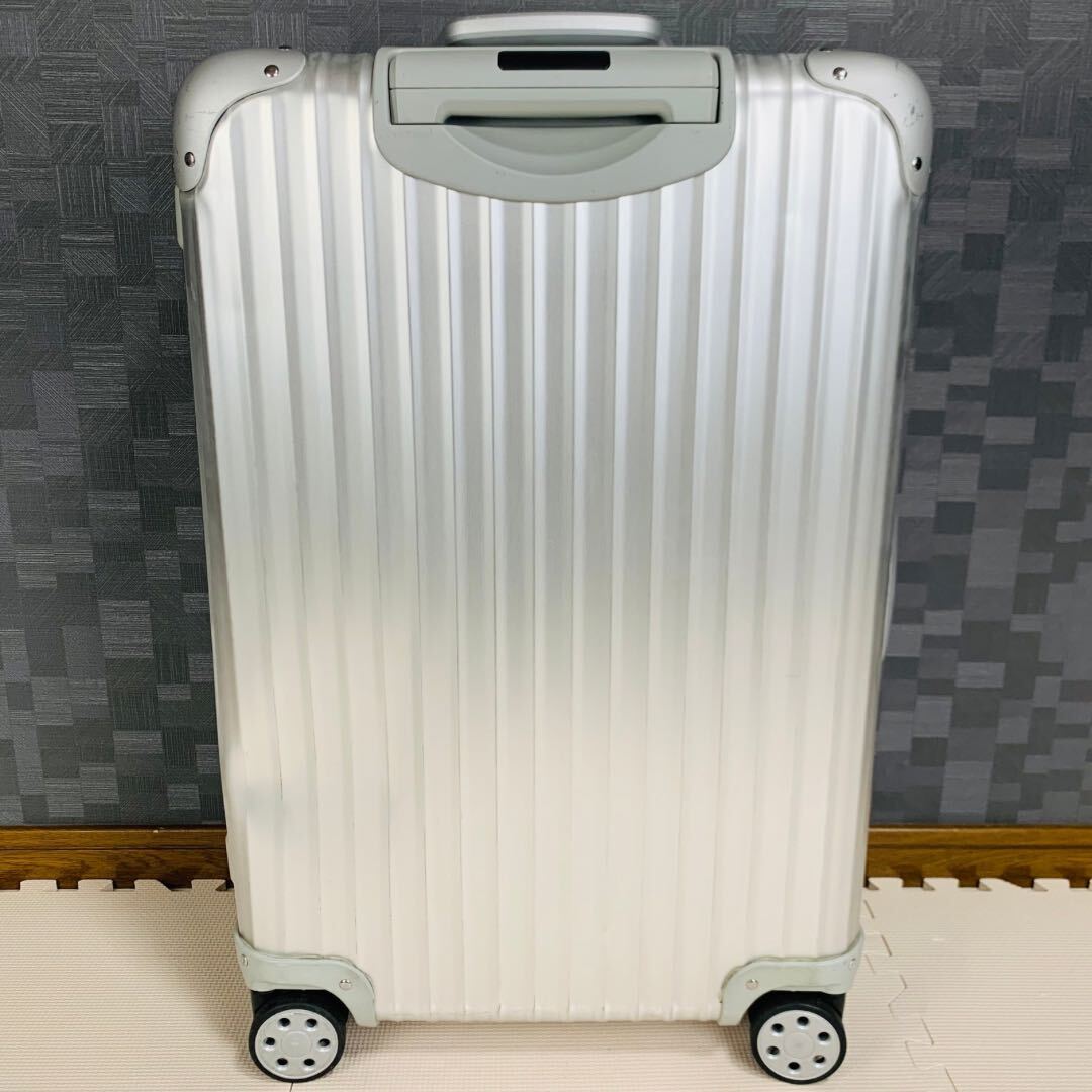 【廃盤】RIMOWA リモワ TOPAS トパーズ 64L 4輪 マルチホイール TSAロック チェックインM オリジナル アルミ スーツケース キャリーバッグ