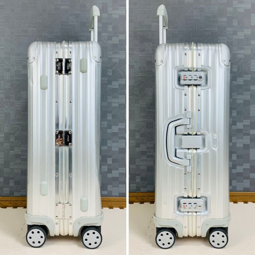 【廃盤】RIMOWA リモワ TOPAS トパーズ 64L 4輪 マルチホイール TSAロック チェックインM オリジナル アルミ スーツケース キャリーバッグ