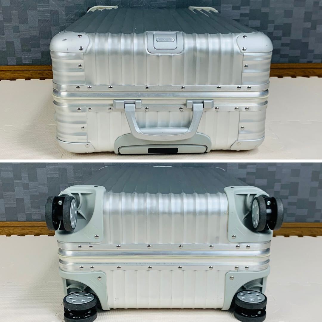 【廃盤】RIMOWA リモワ TOPAS トパーズ 64L 4輪 マルチホイール TSAロック チェックインM オリジナル アルミ スーツケース キャリーバッグ