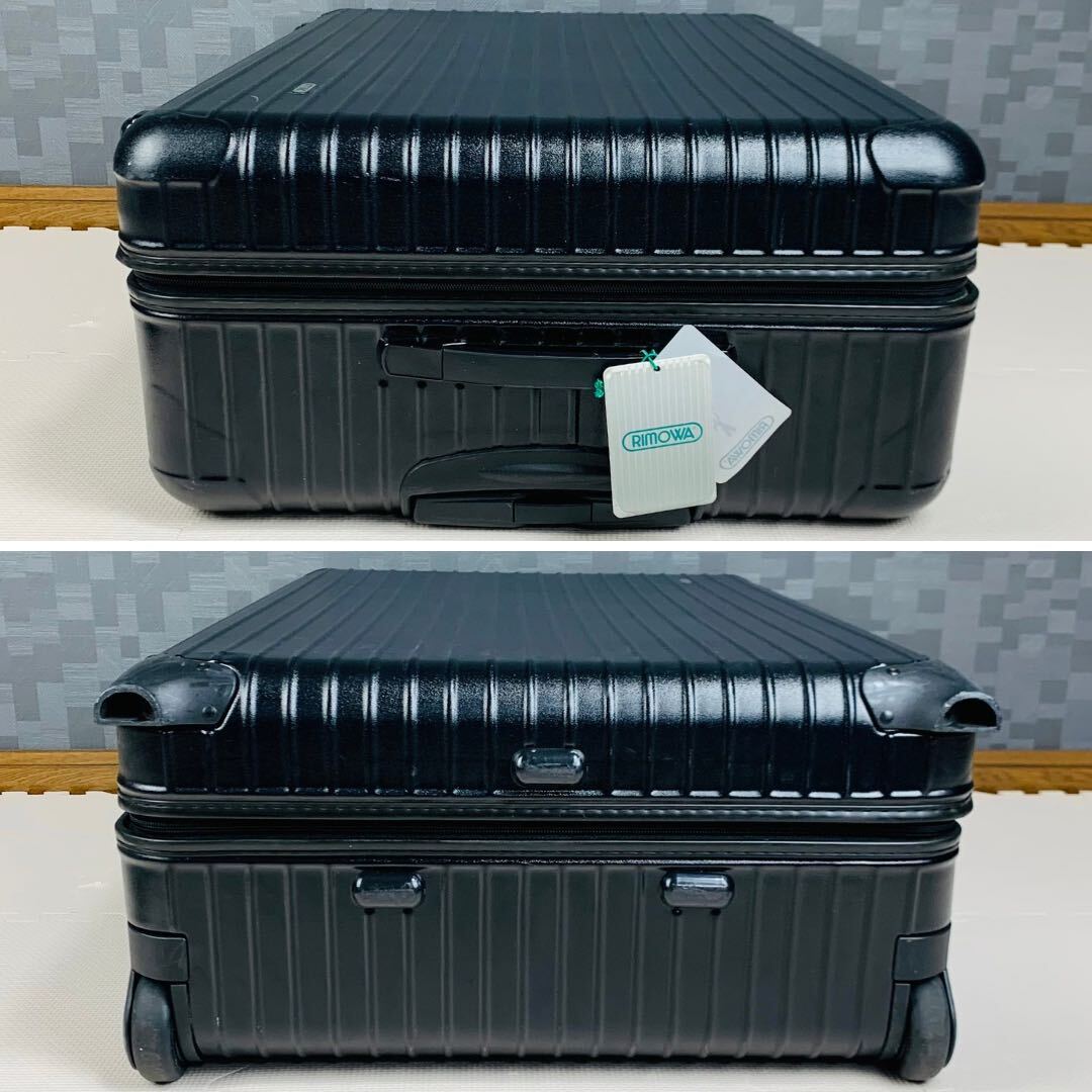 【美品】RIMOWA リモワ SALSA サルサ 最大容量 104L 2輪 TSAロック マットブラック 艶消し黒色 トランク XL スーツケース キャリーバッグ