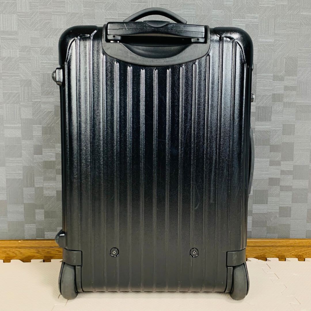 【廃盤】RIMOWA リモワ SALSA サルサ 35L 機内持ち込み 2輪 TSAロック マットブラック 艶消し黒 キャビントローリー スーツケース キャリー_画像4