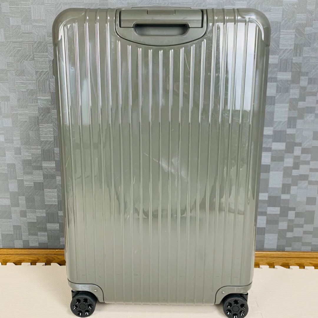 【現行】RIMOWA リモワ ESSENTIAL エッセンシャル Check-IN チェックイン L 85L 4輪 TSAロック スチールグロス グレー系 キャリーケース