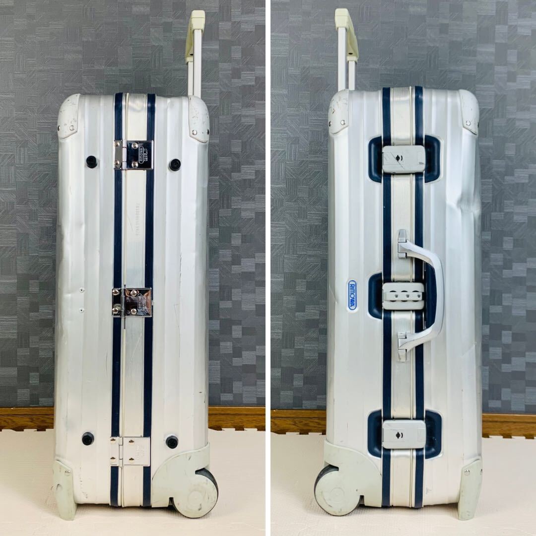 廃盤】青ロゴ RIMOWA リモワ Silver Integral シルバー 廃盤】青ロゴ RIMOWA リモワ Silver Integral シルバー
