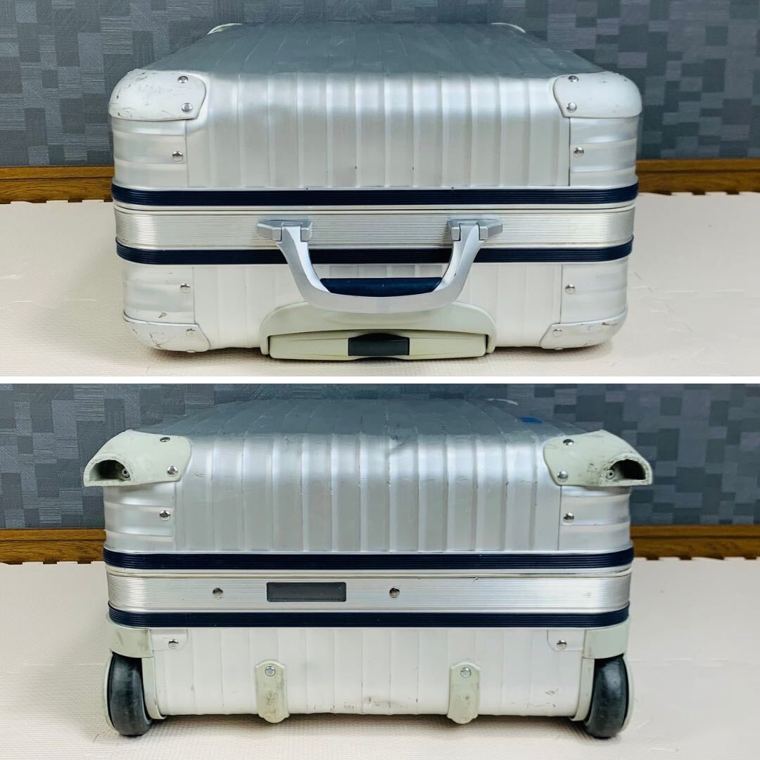 廃盤】青ロゴ RIMOWA リモワ Silver Integral シルバー 廃盤】青ロゴ RIMOWA リモワ Silver Integral シルバー