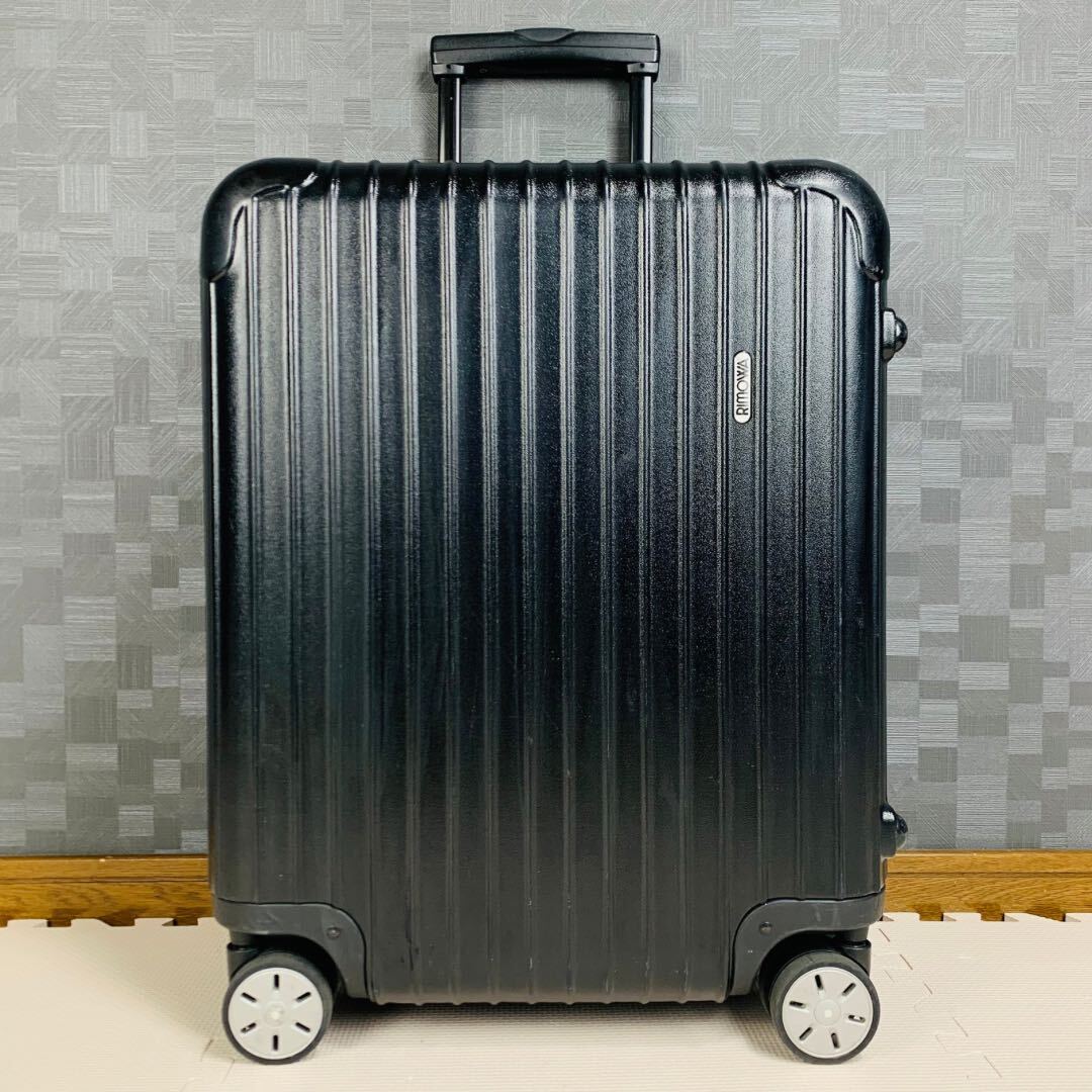 [ beautiful goods ]RIMOWA Rimowa SALSA salsa 45L 4 wheel multi wheel TSA lock mat black black cabin plus suitcase carry bag 