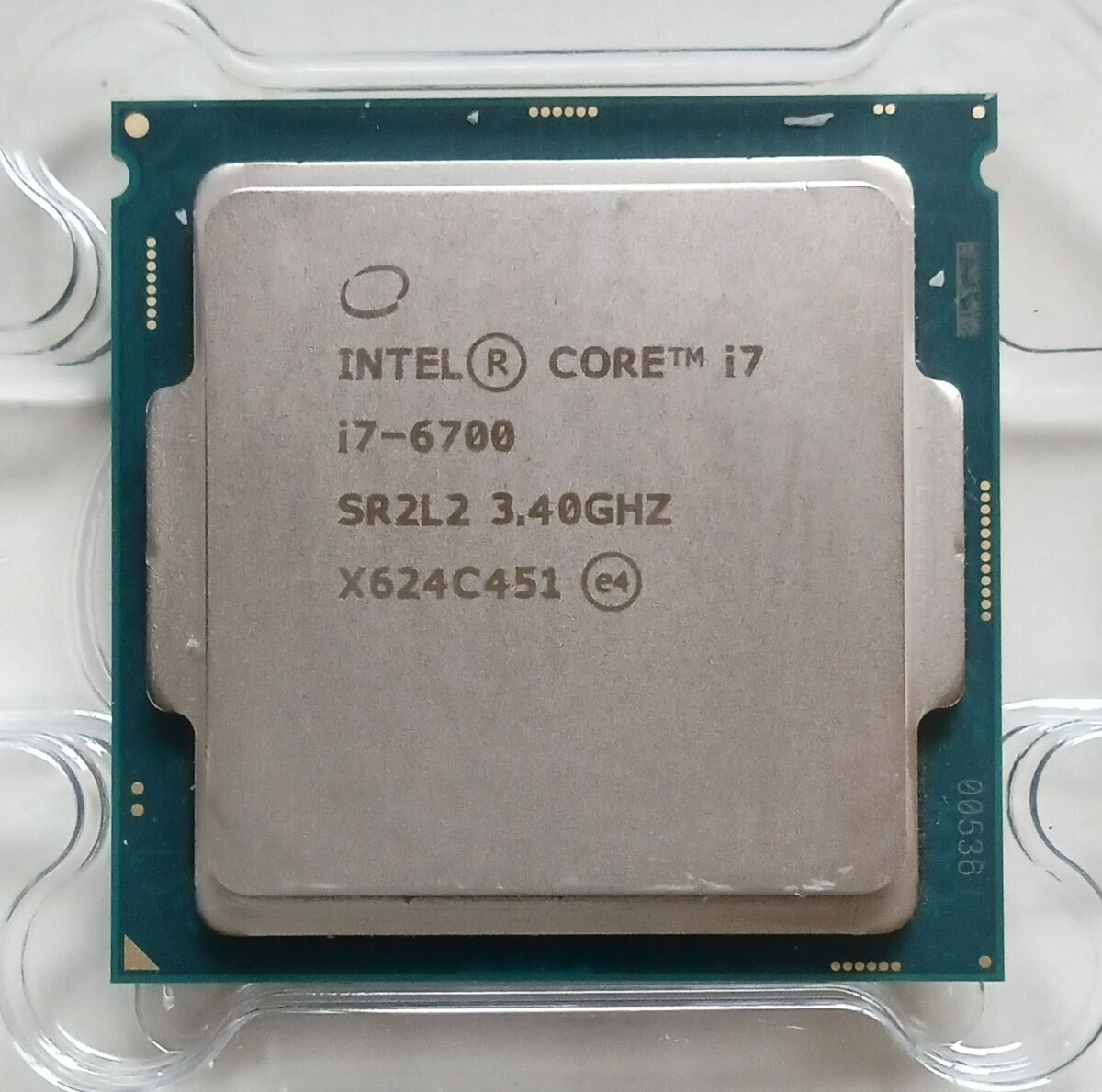  CPU i7 6700 未使用グリス、CPUクーラーセット_画像2