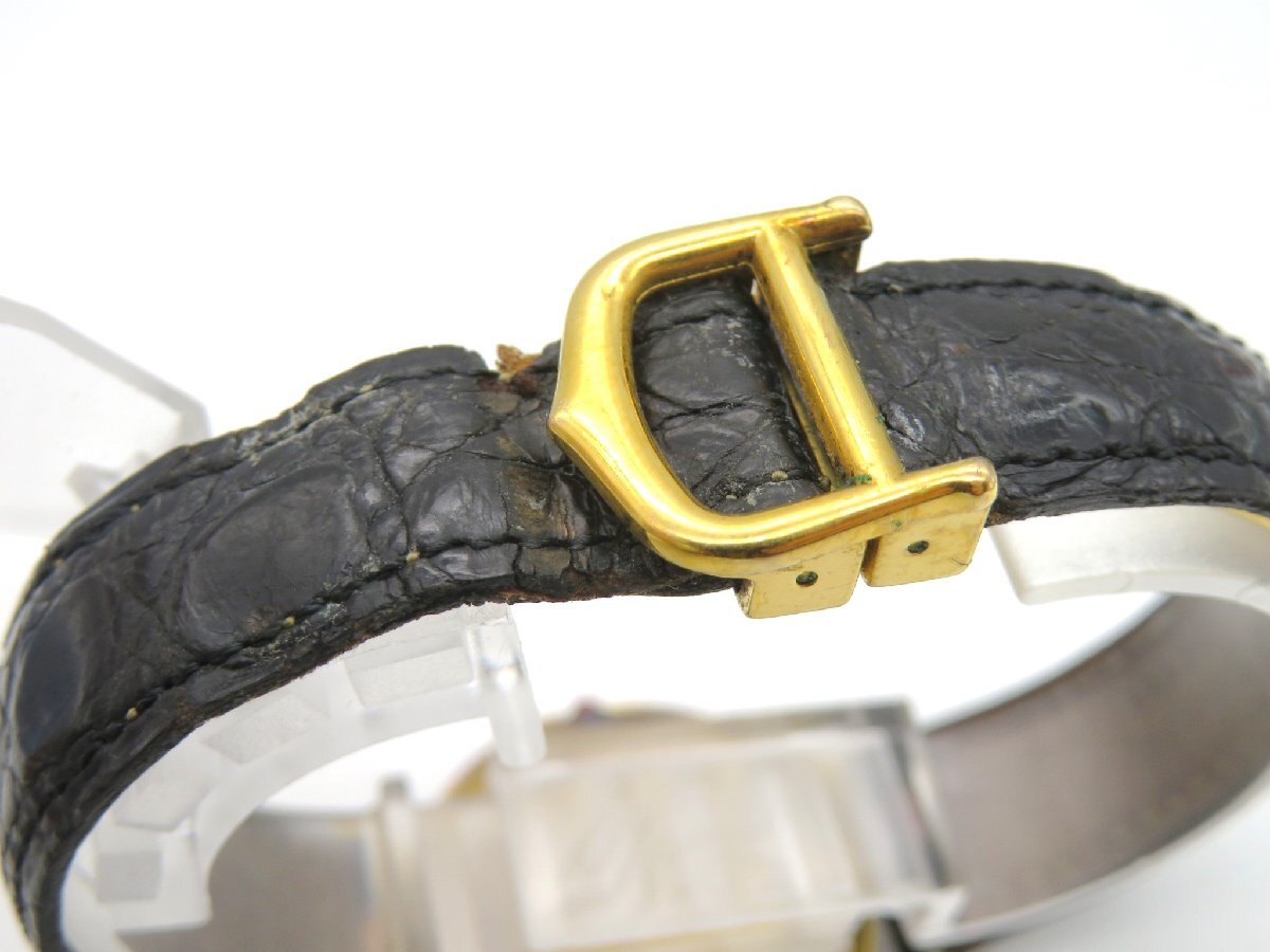 1円■ジャンク■ カルティエ 590003 マストヴァンドーム ホワイト クオーツ ユニセックス 腕時計 竜頭 O251の画像5