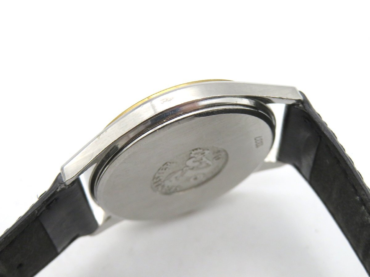 1円■ジャンク■ オメガ シーマスター ゴールド クオーツ ユニセックス 腕時計 M44203の画像4