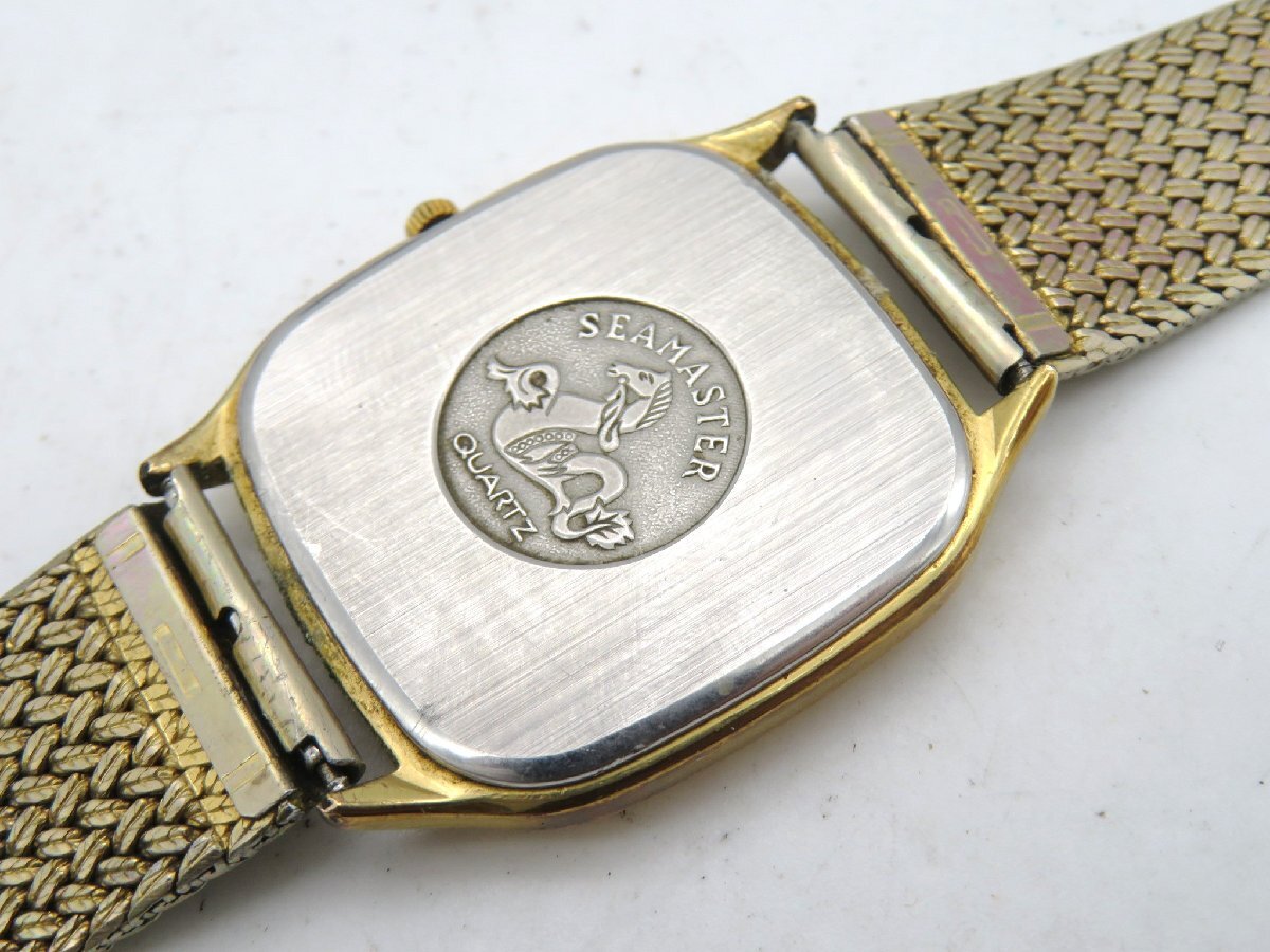 1円◆稼働◆ オメガ シーマスター シルバー クオーツ ユニセックス 腕時計 M45206の画像3
