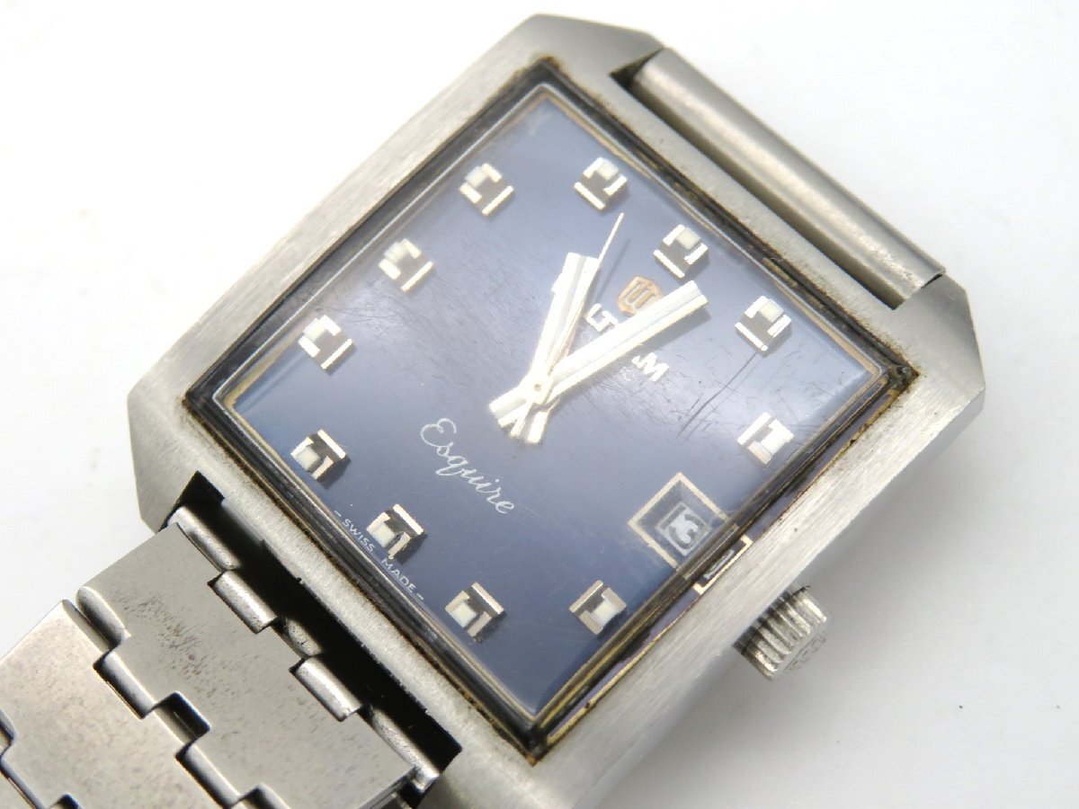 1円◆稼働◆ ウォルサム ネイビー 自動巻き ユニセックス 腕時計 M40204の画像1