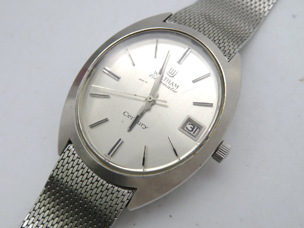 1円◆稼働◆ ウォルサム センチュリー シルバー 自動巻き ユニセックス 腕時計 M43502の画像1