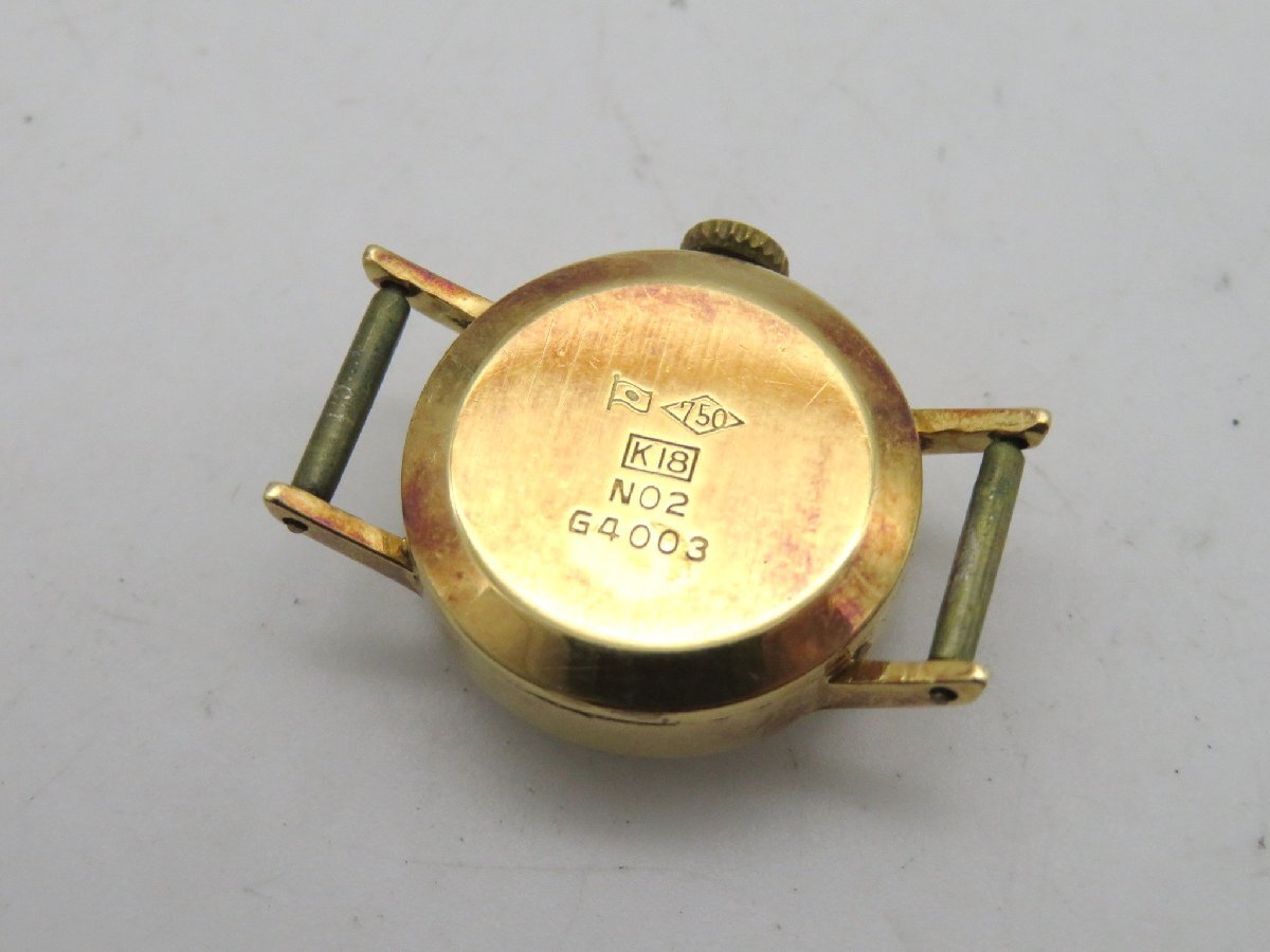 1円■ジャンク■ グレイス シチズン194 ゴールド 手巻き レディース 腕時計 M44304の画像3