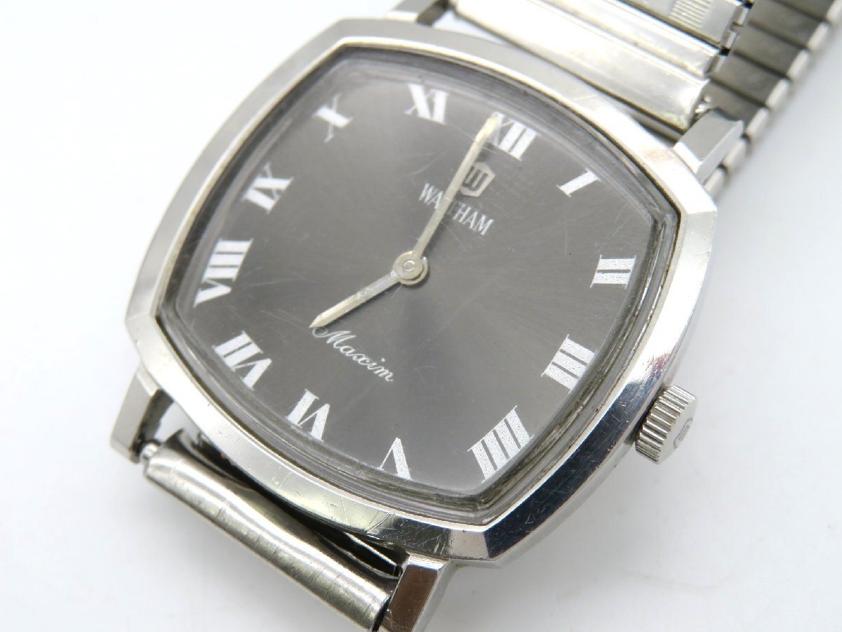 1円◆稼働◆ ウォルサム シルバー 手巻き ユニセックス 腕時計 M40210の画像1