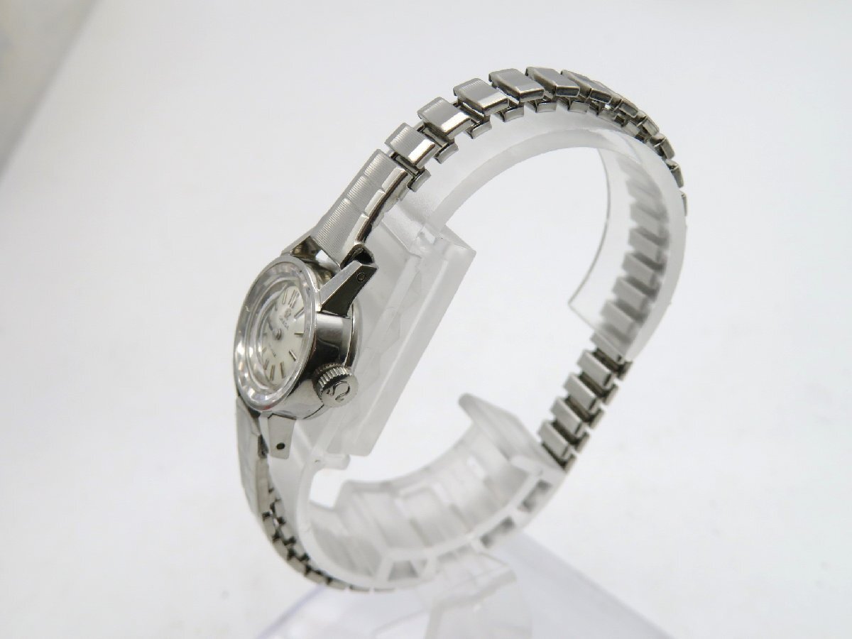 1円■ジャンク■ オメガ デヴィル シルバー 手巻き レディース 腕時計 M46801の画像2